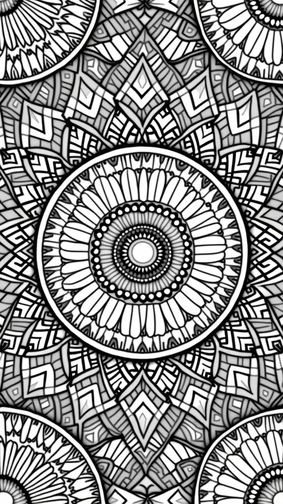 coloriages mandala adultes imprimables gratuits